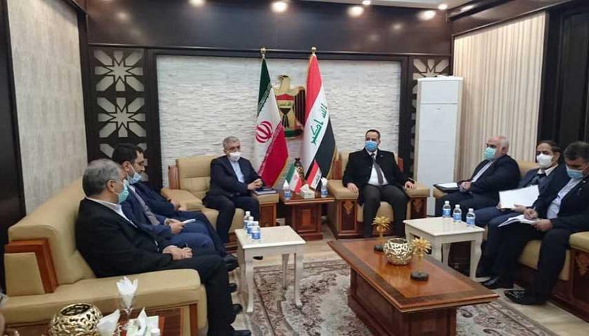 دیدار وزیر نیرو با وزیر تجارت عراق در بغداد