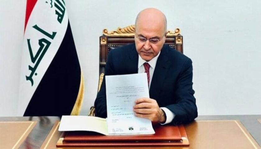 موافقت برهم صالح با پیوستن عراق به توافق آب و هوایی پاریس