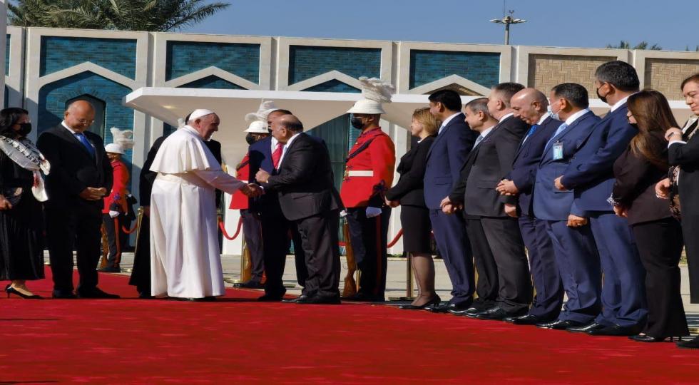 پاپ فرانسیس بغداد را ترک کرد