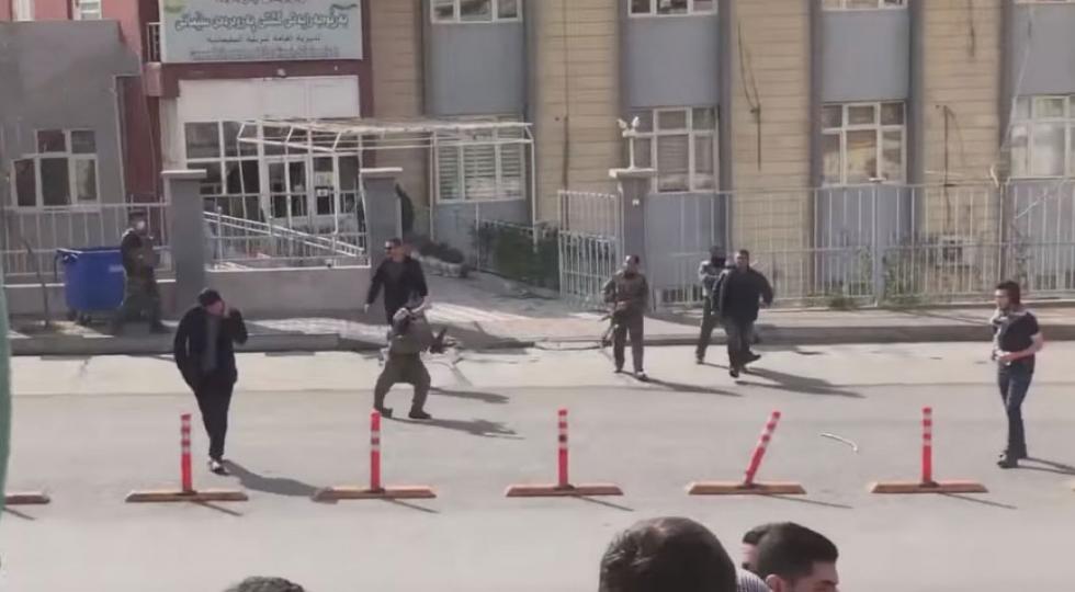 تیراندازی پلیس اقلیم کردستان در تظاهرات دانش آموزان سلیمانیه