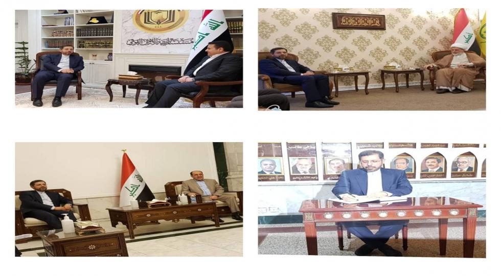 دیدار سخنگوی وزارت امور خارجه ایران با مقامات عراقی در بغداد