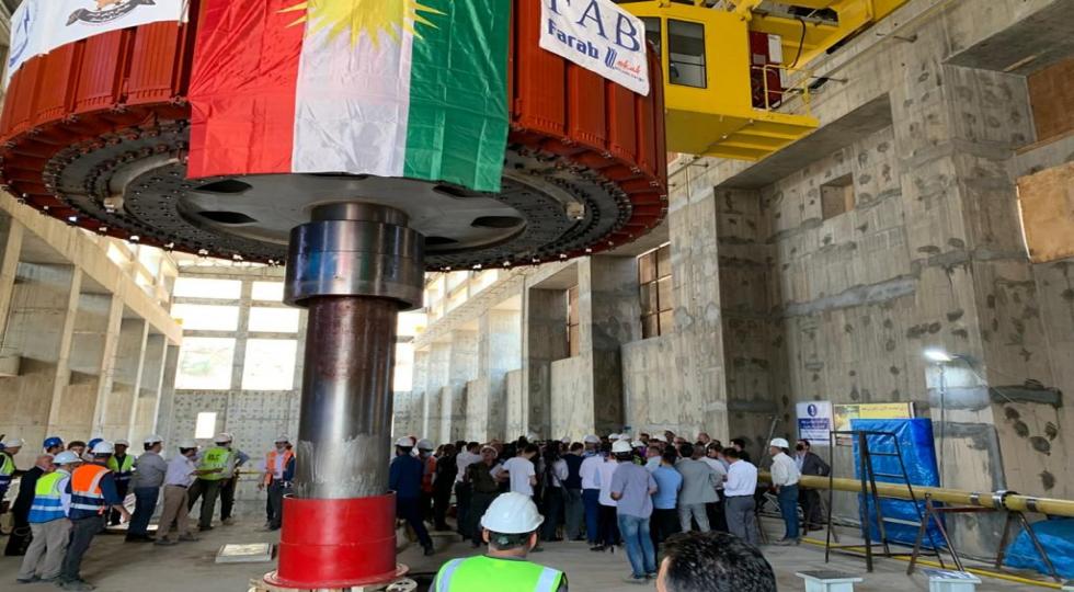 روتور لاورینگ واحد اول نیروگاه پروژه نیروگاه برقآبی درالوک دهوک توسط متخصصان ایرانی + تصاویر