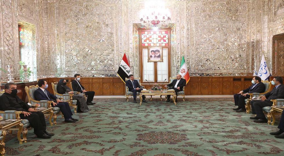 دیدار رئیس مجلس ایران با رئیس اقلیم کردستان