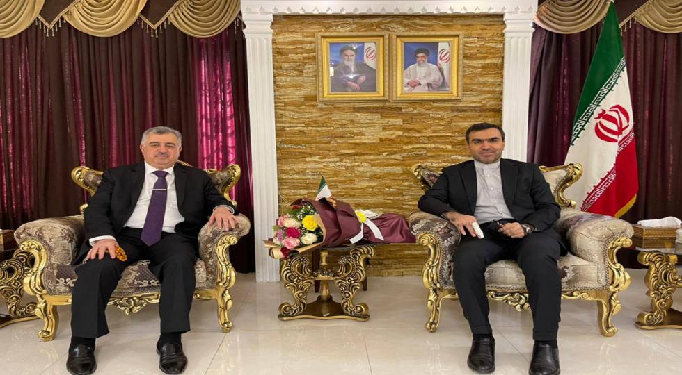دیدار سرکنسول ایران در سلیمانیه با سفیر عراق در قطر