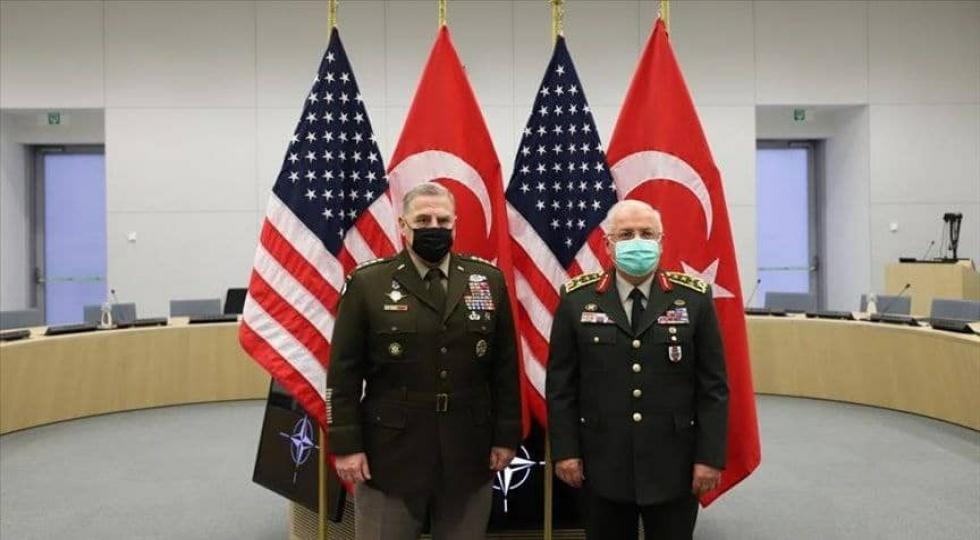 دیدار رییس ستاد ارتش ترکیه با همتای آمریکایی