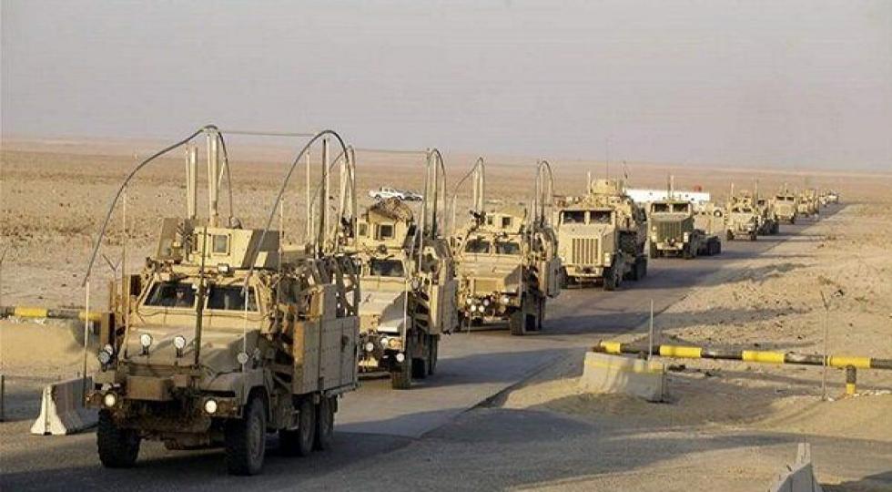 ورود کاروان نظامی آمریکایی از شمال عراق به سوریه