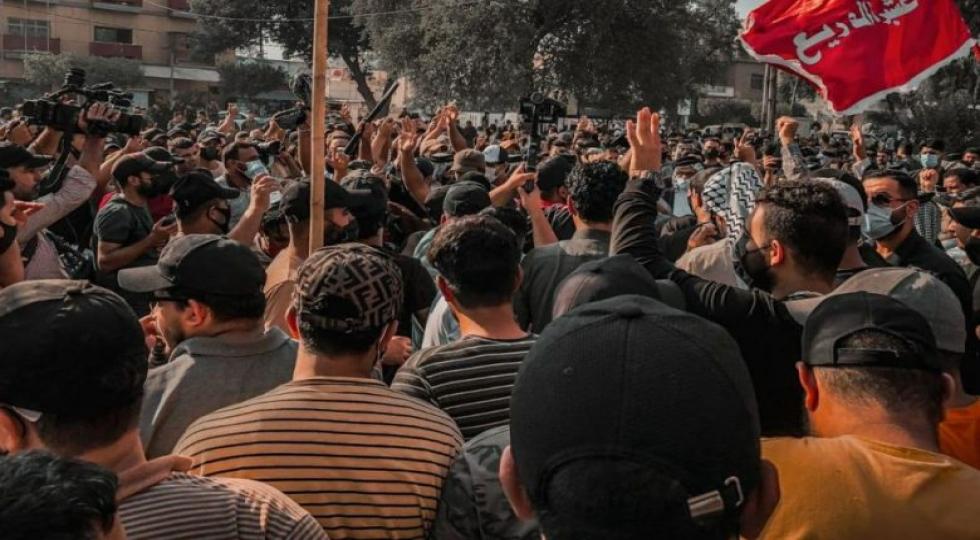 اعلام شمار مجروحین تظاهرات بغداد از سوی وزارت بهداشت عراق