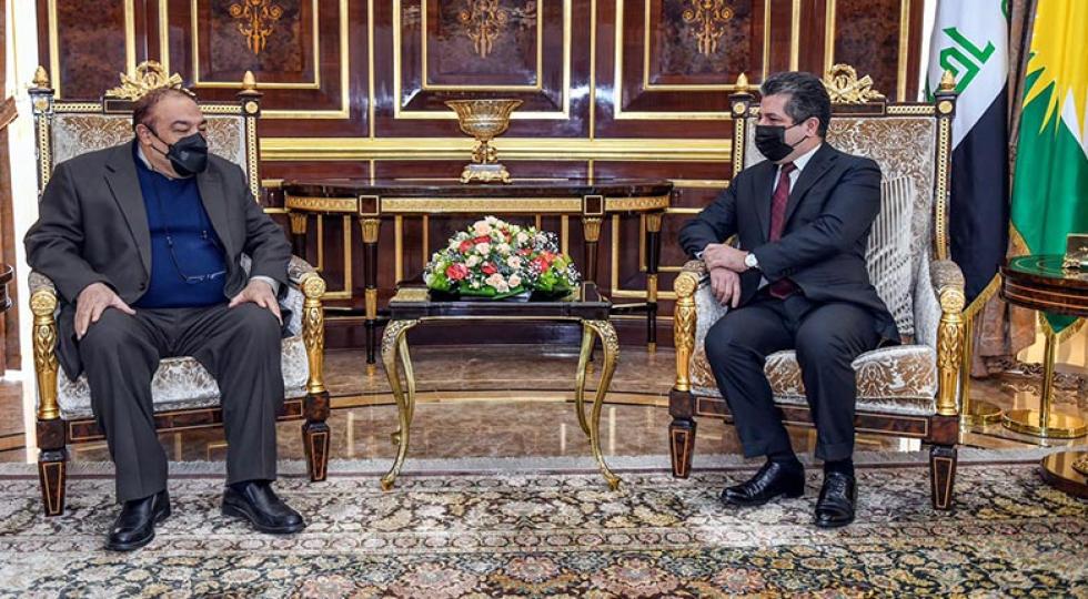 دیدار مسرور بارزانی با معاون اقتصادی وزیر خارجە ایران؛ تاکید بر توسعە روابط