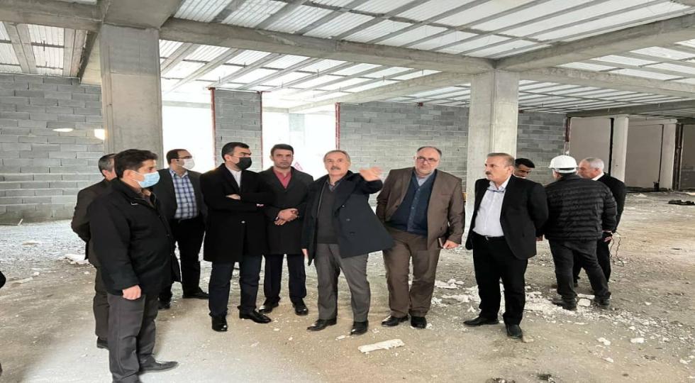 بازدید سرکنسول ایران در سلیمانیه از پروژه ساخت مرکز تجاری سنه سنتر