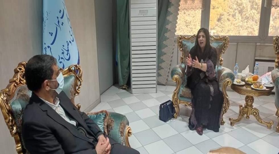 دیدار هیأت عالیرتبە گردشگری اقلیم کردستان با وزیر میراث‌فرهنگی ایران