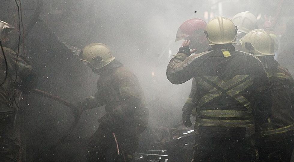 مهار آتش‌سوزی در یکی از مقرهای سپاه در کرمانشاه