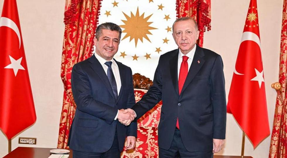 مسرور بارزانی در استانبول با اردوغان دیدار کرد
