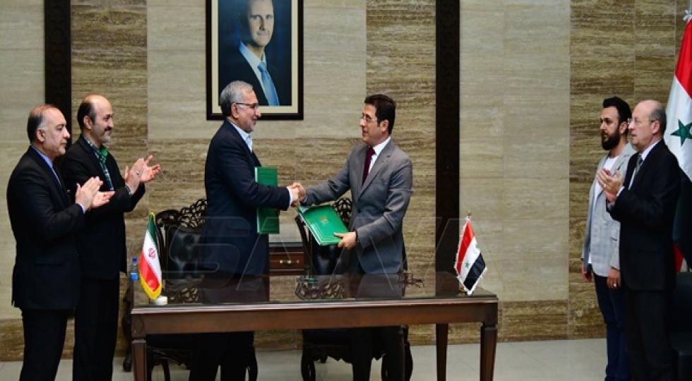 سوریه و ایران در زمینه همکاری های علمی، بهداشتی و پزشکی یادداشت تفاهم امضا کردند