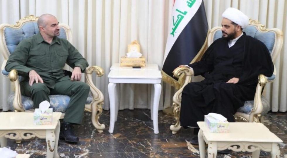 "تشکیل دولت عراق" محور دیدار الخزعلی و طالبانی