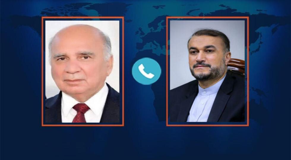 گفت‌وگوی تلفنی وزرای خارجە ایران و عراق: محکومیت حمله زاخو و بررسی نتایج نشست تهران