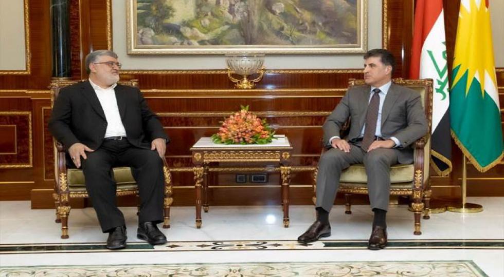  نچیروان بارزانی: اقلیم کردستان خواستار بهترین نوع رابطه و همکاری با کشورهای همسایه است