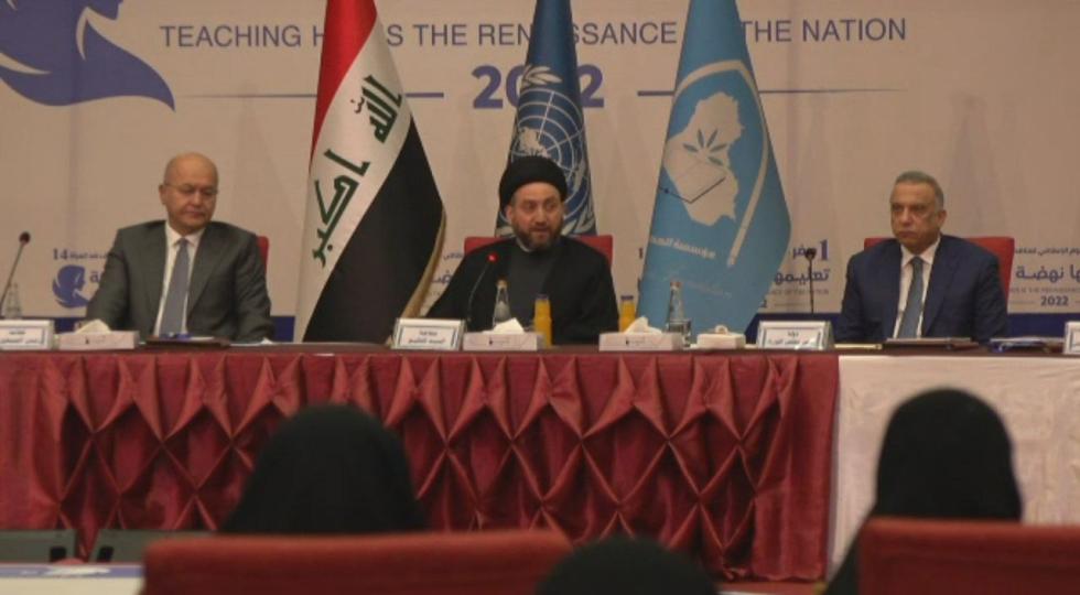 عمار حکیم: با اتهام‌زنی و بستن مسیر مذاکره نمی‌توان بحران سیاسی عراق را حل کرد