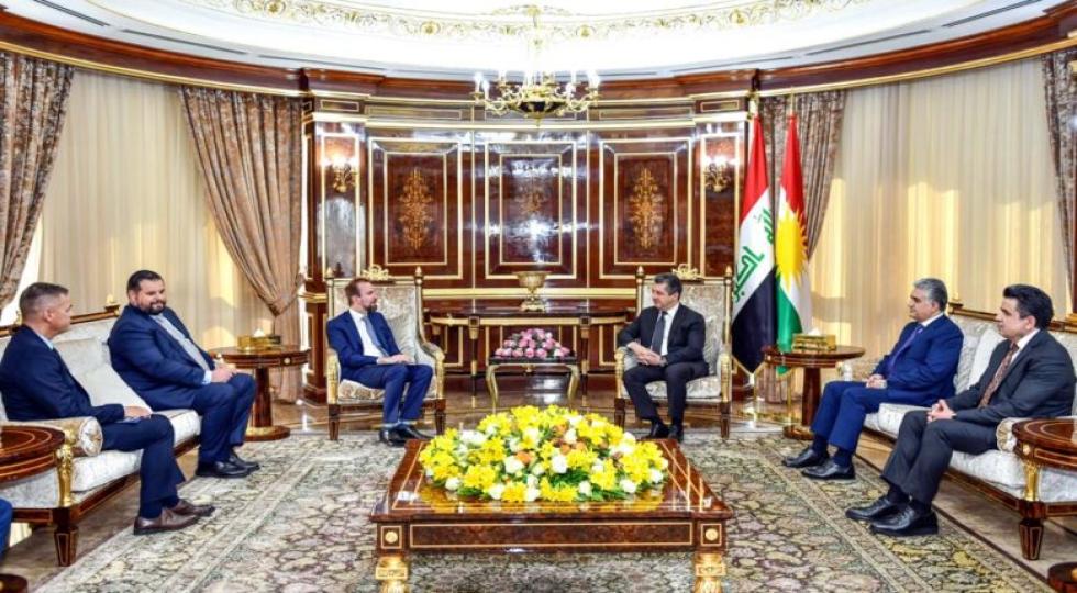 محورهای دیدار نخست وزیر اقلیم کردستان با هیئت اتحادیە اروپا
