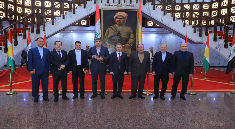 دعوت هیئت جمهوری اسلامی از معاون پارلمان اقلیم کردستان برای سفر بە ایران