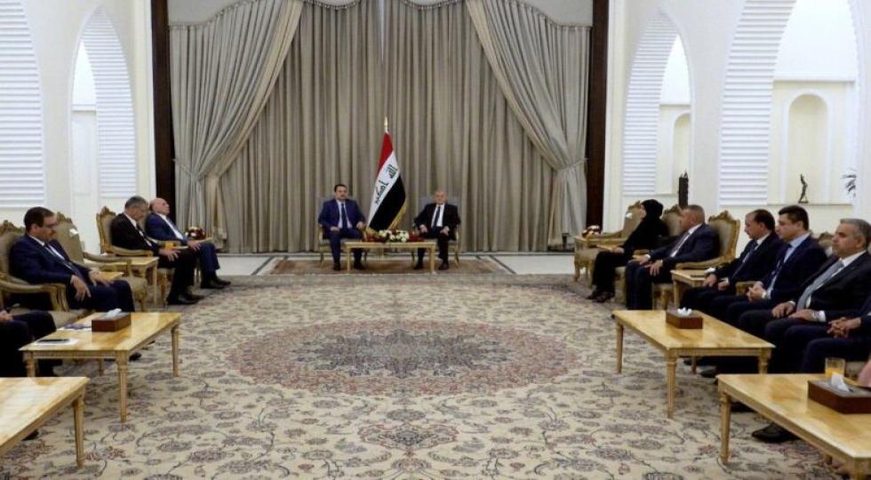 رئیس جمهور عراق: از همه امکانات برای توافق درباره حقوق آبی با همسایگان استفادە می کنیم