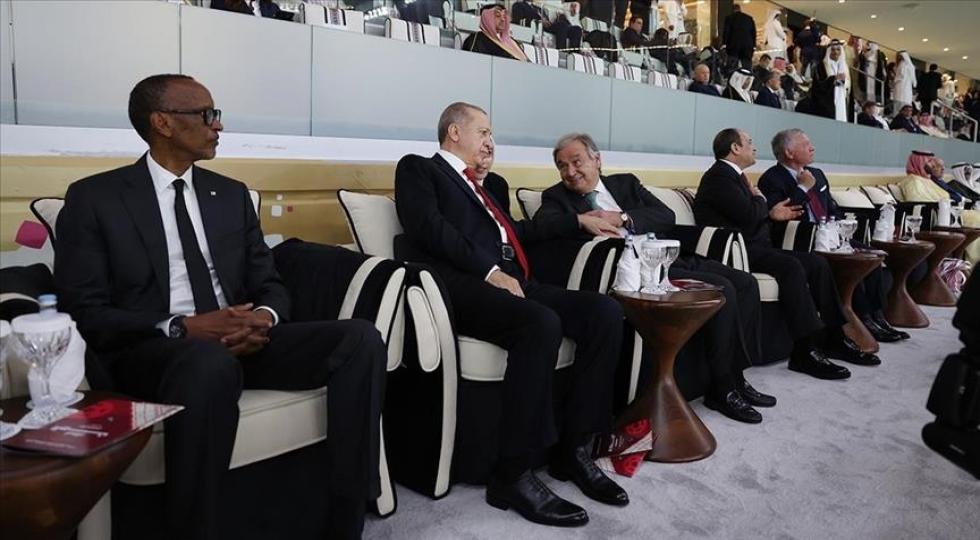 حضور اردوغان در مراسم افتتاحیه جام جهانی فوتبال 2022