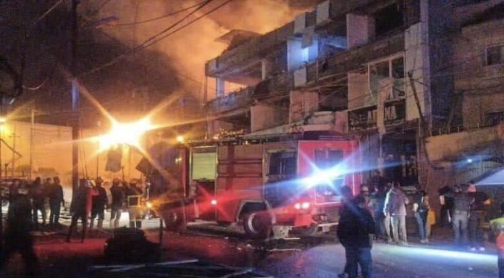 4  کشته و 32 مجروح در پی آتش سوزی و انفجار در دهوک