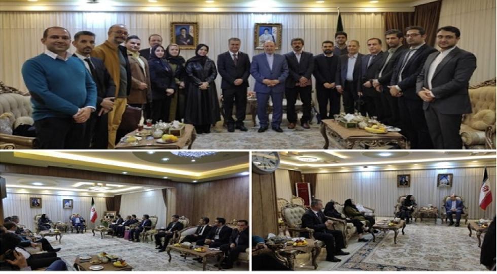 دیدار هیئت اتاق بازرگانی قم با سرکنسول ایران در اربیل