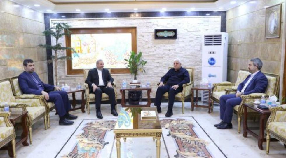 دیدار سفیر ایران در بغداد با رئیس الحشد الشعبی