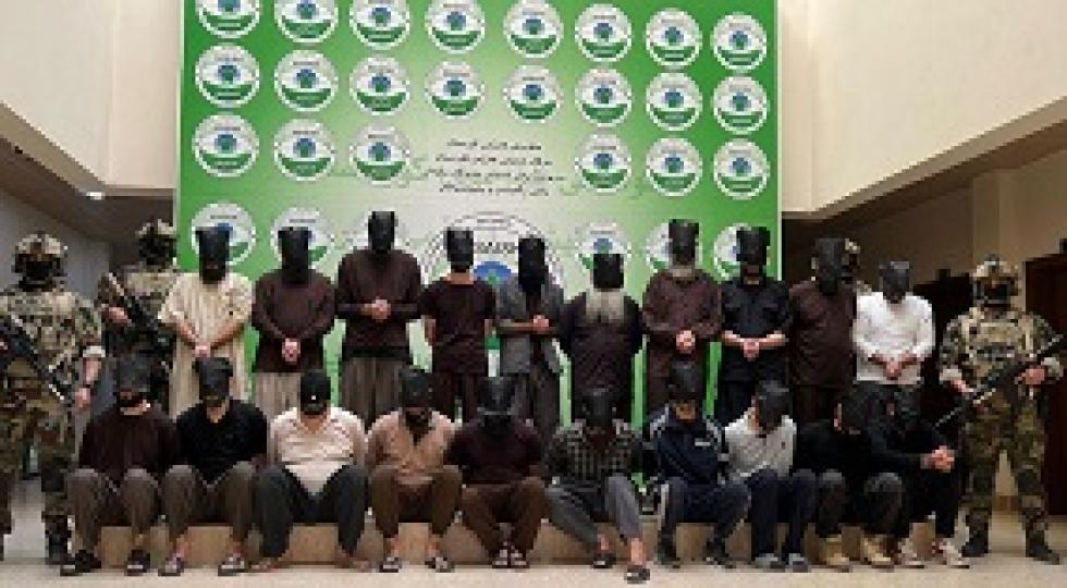 متلاشی کردن شبکە مخفی داعش در سلیمانیە؛ دستگیری ٥٤ تروریست