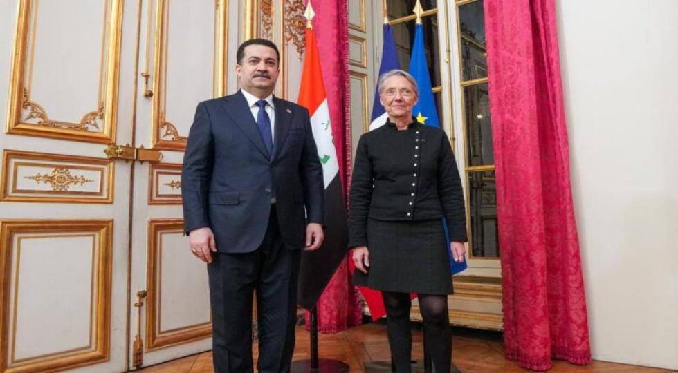 بررسی همکاری‌ در عرصه انرژی و حمل و نقل در دیدار نخست‌وزیران عراق و فرانسه