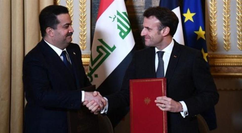 امضای توافقنامه مشارکت راهبردی عراق و فرانسه