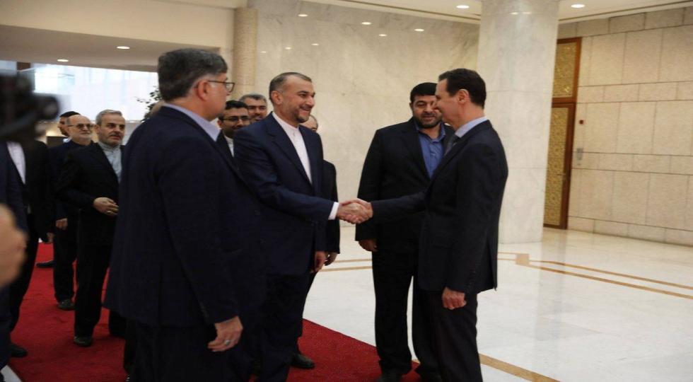 جزئیات دیدار وزیر خارجە ایران و رئیس جمهور سوریە