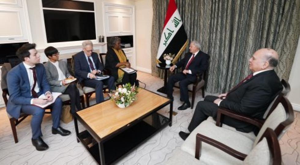 رئیس جمهور عراق: طرح هایی برای دستیابی به راه حل هایی حقیقی برای مساله آب وضع شده است