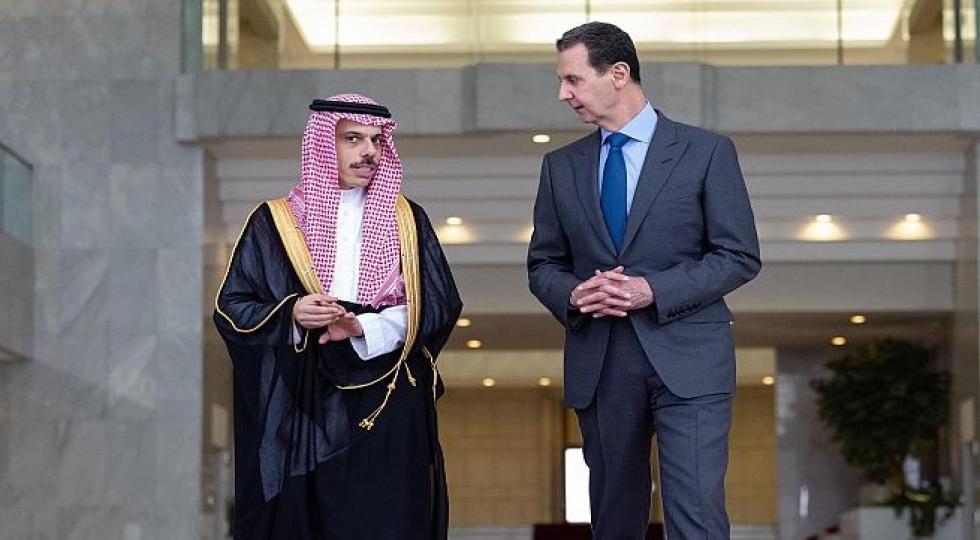 جزئیات دیدار رئیس جمهور سوریە و وزیر خارجە عربستان