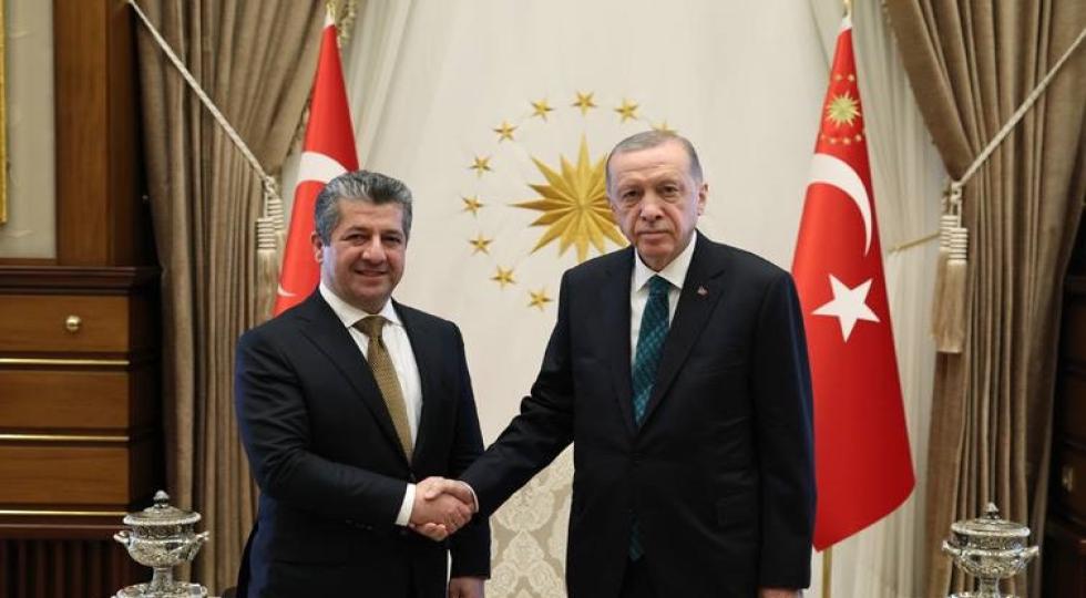 دیدار نخست وزیر اقلیم کردستان با رئیس جمهور ترکیه