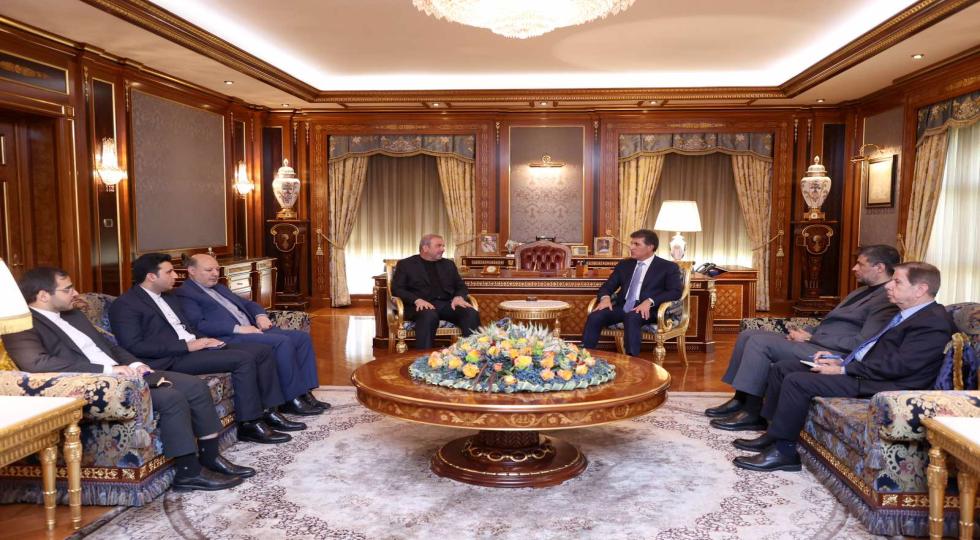 در دیدار با سفیر ایران؛ تاکید نچیروان بارزانی بر پایبندی اقلیم کردستان به توافق امنیتی میان ایران و عراق