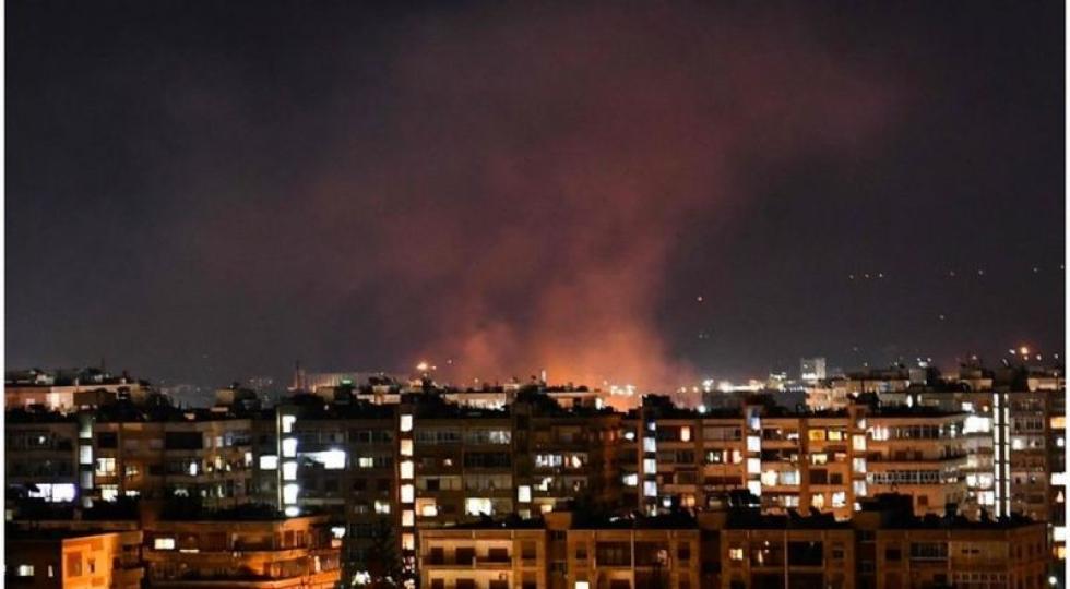 حمله موشکی اسرائیل به اطراف دمشق