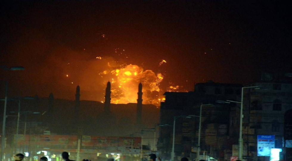 حملات هوایی آمریکا و انگلیس به اهدافی در یمن