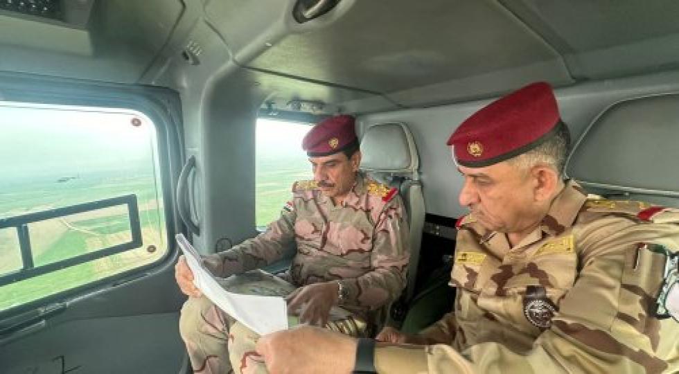 سفر هیئت عالیرتبه نظامی عراق به کرکوک با هدف بررسی اوضاع امنیتی 
