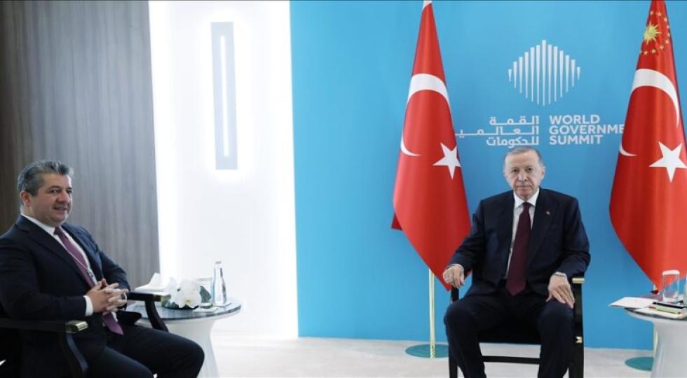 جزئیات گفتگوهای اردوغان و مسرور بارزانی در دبی