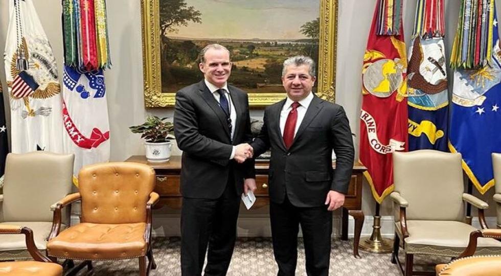 توافق های صورت گرفتە در دیدار نخست وزیر اقلیم کردستان و  مسئول پرونده خاورمیانه در کاخ سفید