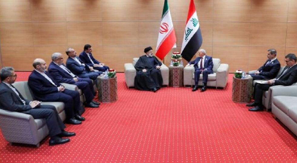 رایزنی رشید و رئیسی درباره راه‌های تقویت روابط عراق و ایران و اجرای کامل توافقنامه امنیتی 