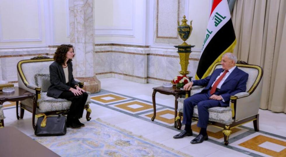 بررسی اوضاع زندان ها و بازداشت شدگان عراقی در دیدار رئیس جمهور این کشور و عضو دیده بان حقوق بشر