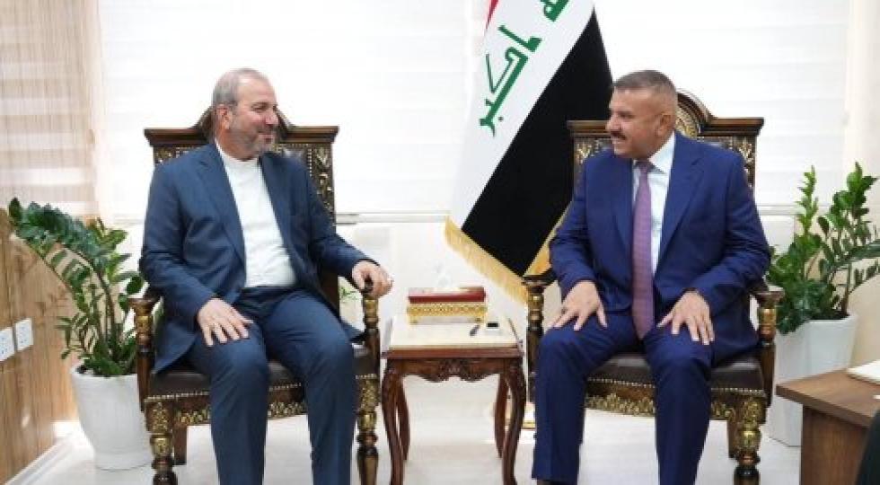 محورهای دیدار  سفیر ایران و وزیر کشور عراق