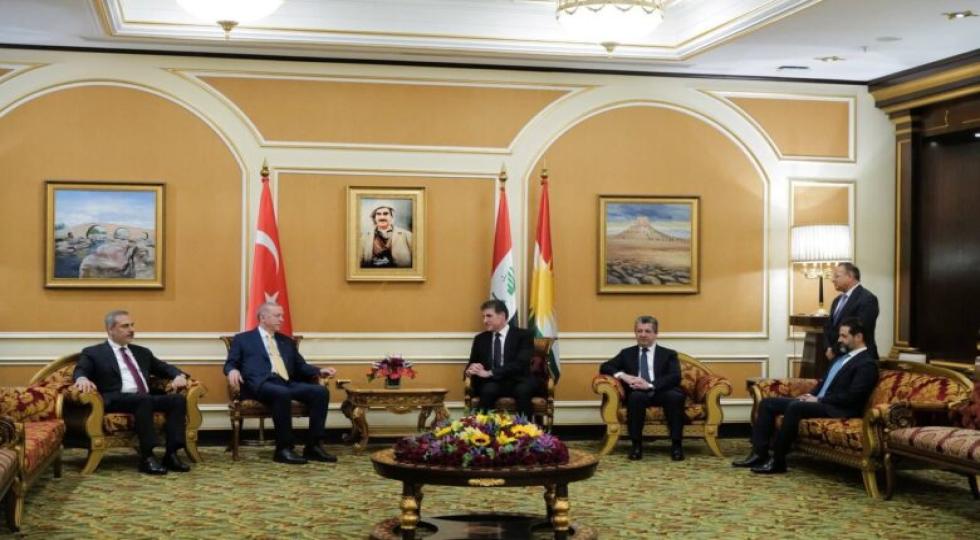 جزئیات رایزنی های رئیس جمهور ترکیە با سران اقلیم کردستان