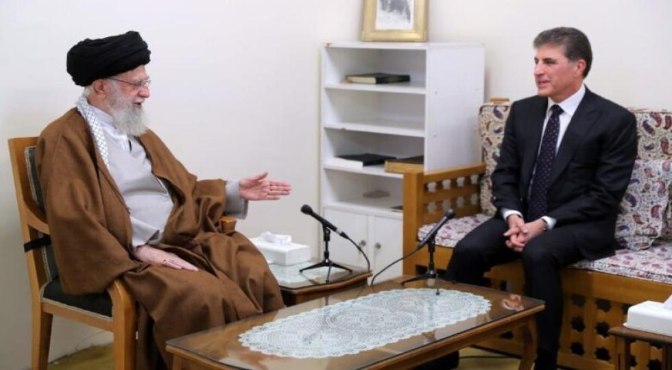 رهبر ایران خطاب به نچیروان بارزانی: «جامعه کُردی» جزو ما هستند