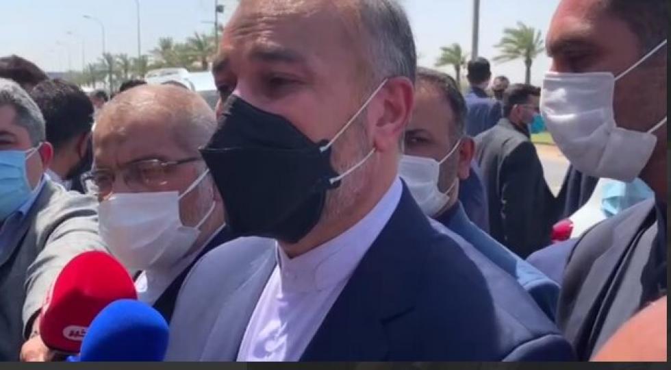 وزیر خارجە ایران در بغداد: آمران و عاملان اقدام تروریستی علیە سردار سلیمانی باید به سزای اعمالشان برسند