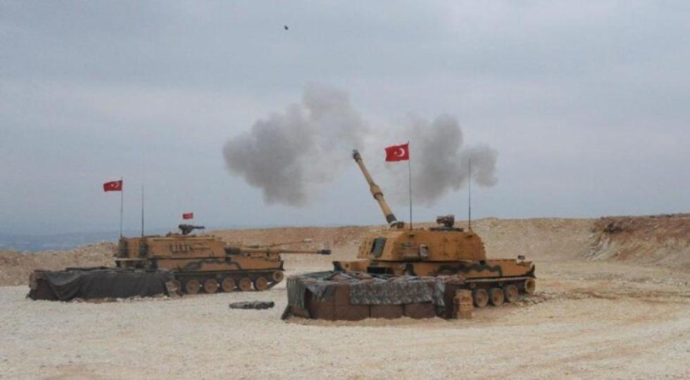 حملات توپخانه‌ای ترکیه به شمال سوریه