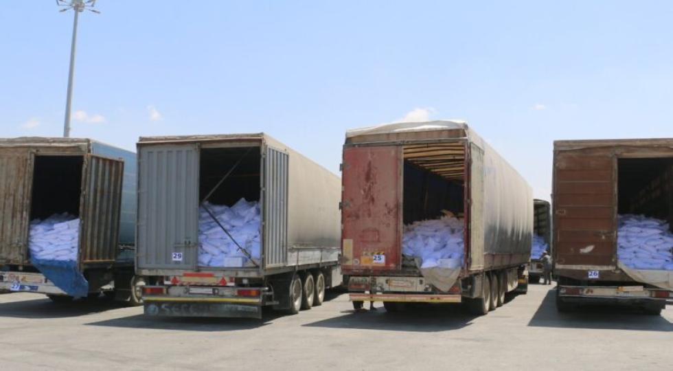 عراق 650 تن مواد غذایی به سوریه ارسال می‌کند