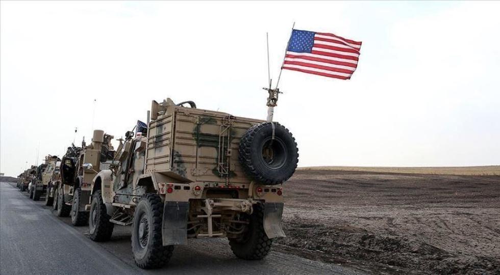 ورود یک کاروان حامل تجهیزات نظامی از پایگاه‌های آمریکا در عراق به شرق سوریه 